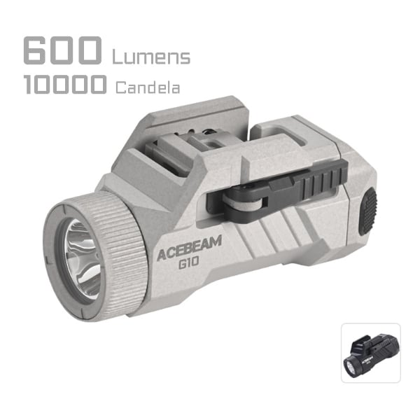 Acebeam G10 Rail-Mounted Weapon Flashlight