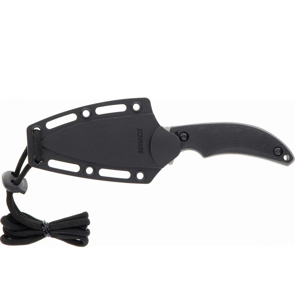 Schrade Adder Fixed Blade Knife Black