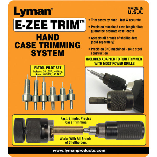 Lyman E-Zee Trim Hand Case Trimmer Handgun
