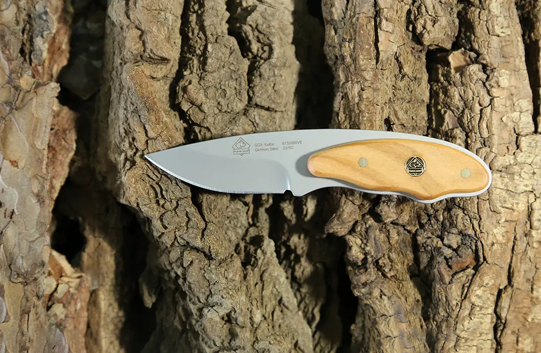 Puma SGB Rattler Knife – Olive Wood