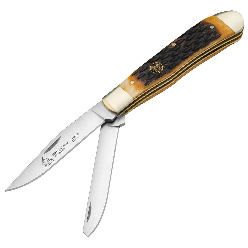 Puma SGB Grand Trapper Knife Brown Bone
