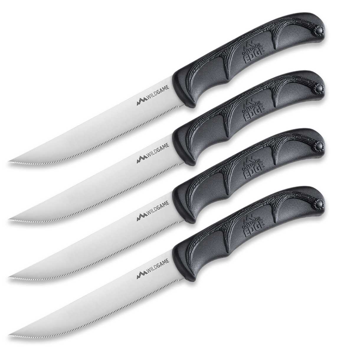 Outdoor Edge Wild-Game Steak Knife Set Black