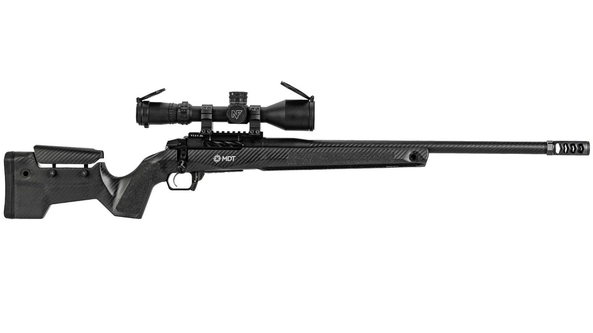 MDT CRBN Rifle Stock – Clearcoat Carbon Fibre