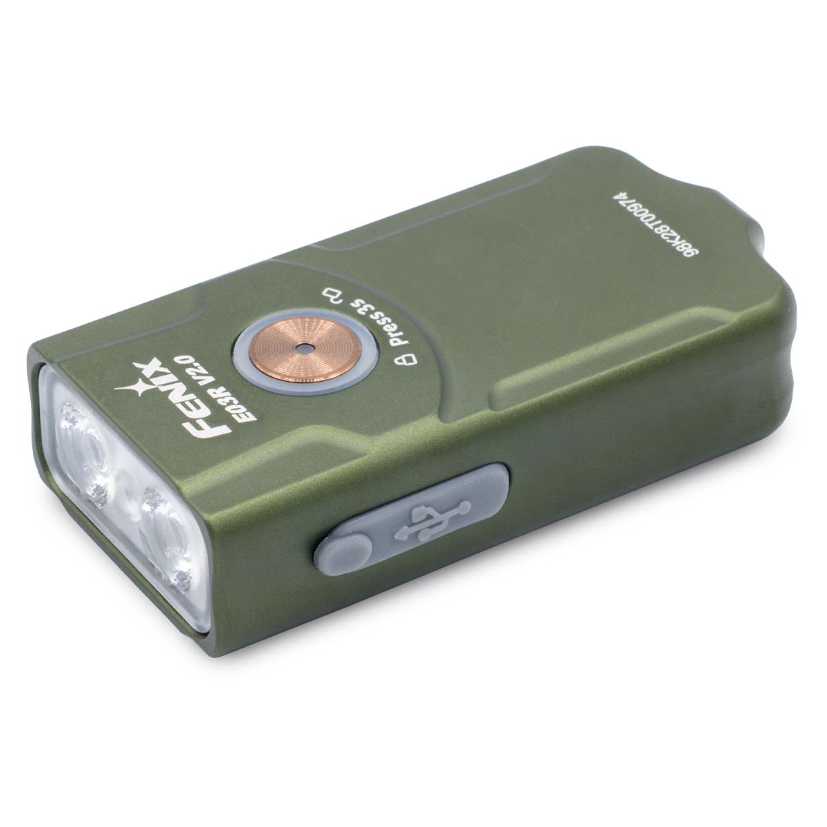 Fenix E03R V2.0 Rechargeable Keychain Torch
