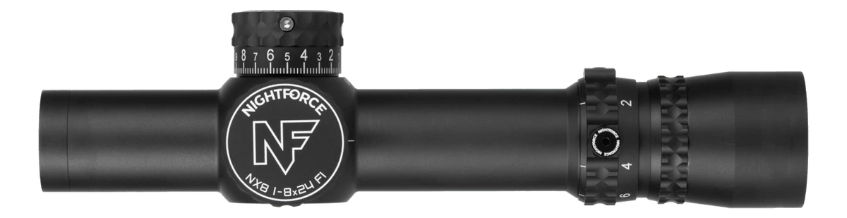 Nightforce NX8 1-8x24 F1 ZeroStop MRAD Riflescope