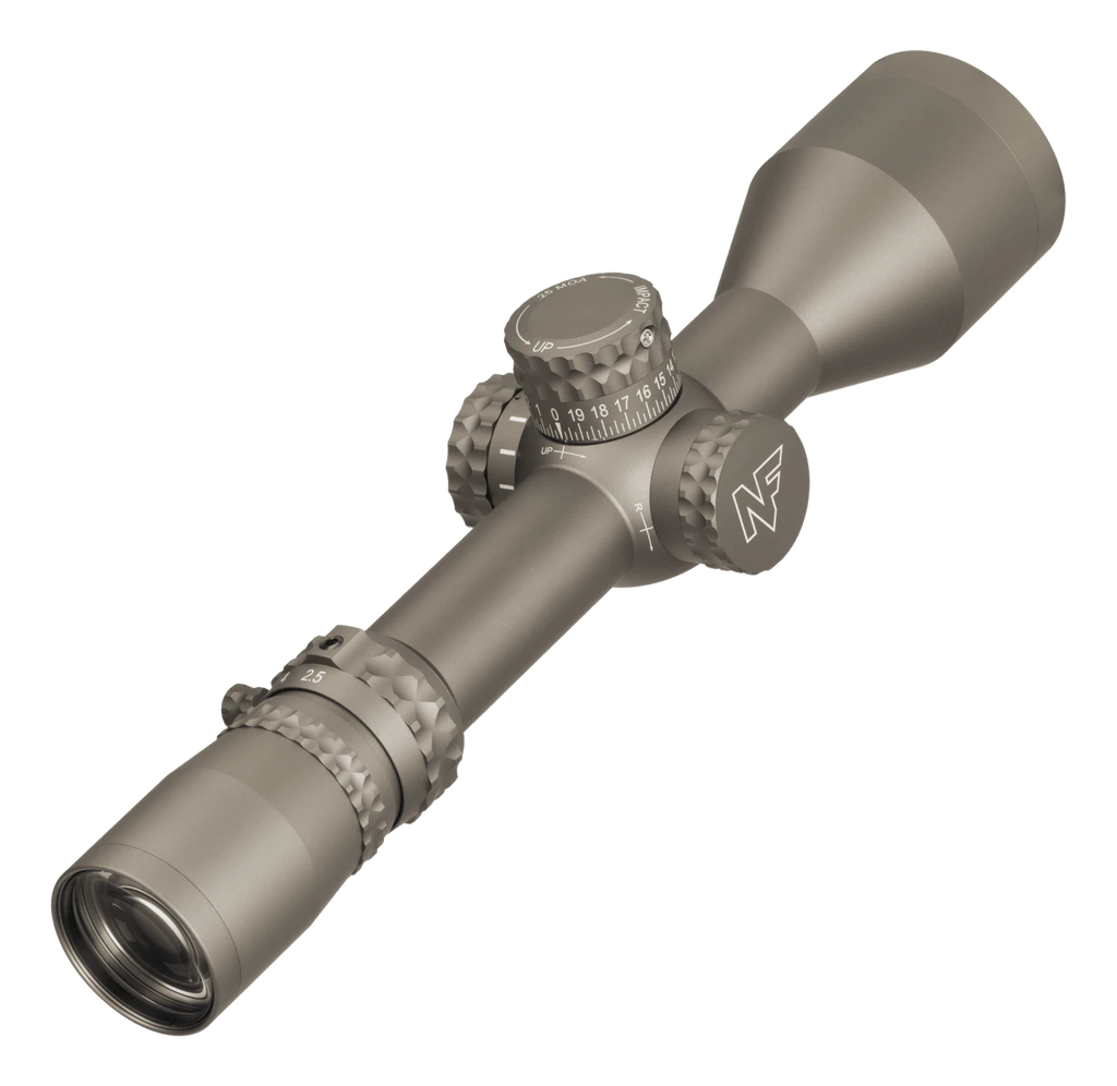 Nightforce NX8 2.5-20x50 F1 ZeroStop MOA Riflescope, Dark Earth