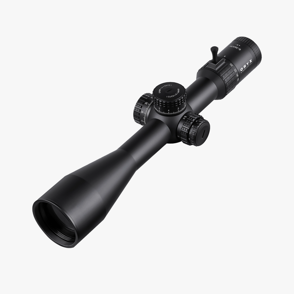 AKRA ORYX 6-36x56 FFP MRAD Rifle Scope – Midnight Black