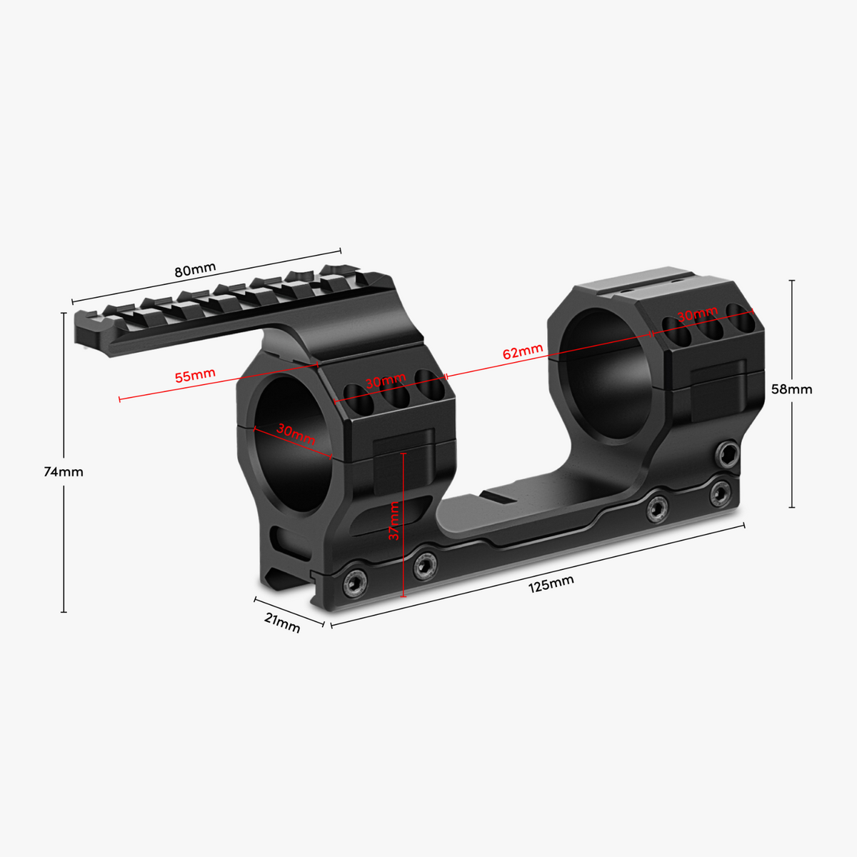 AKRA ORYX Pro Scope Mount – 30mm