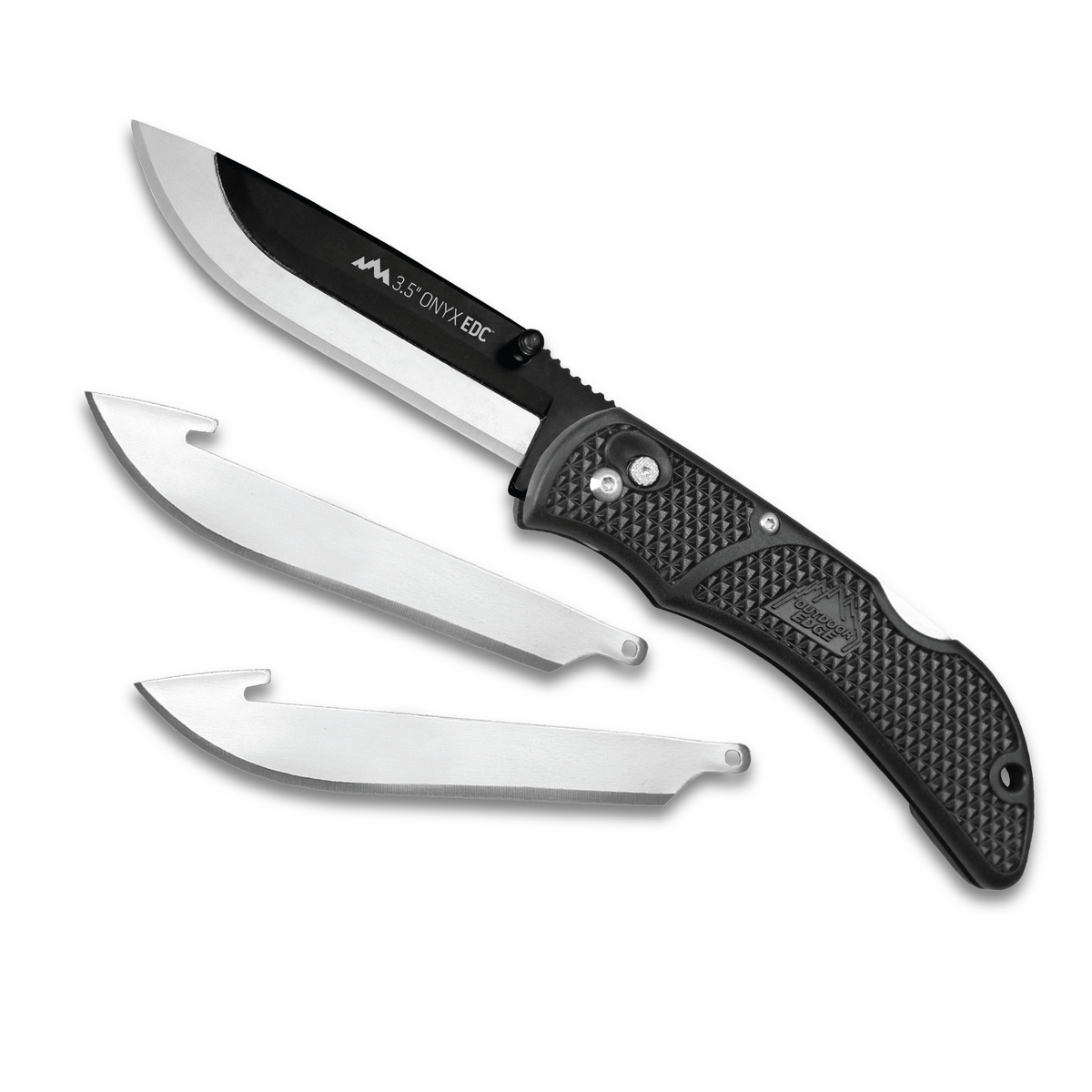 Outdoor Edge Razor-Onyx Folding Knife – 3.5 in Blade