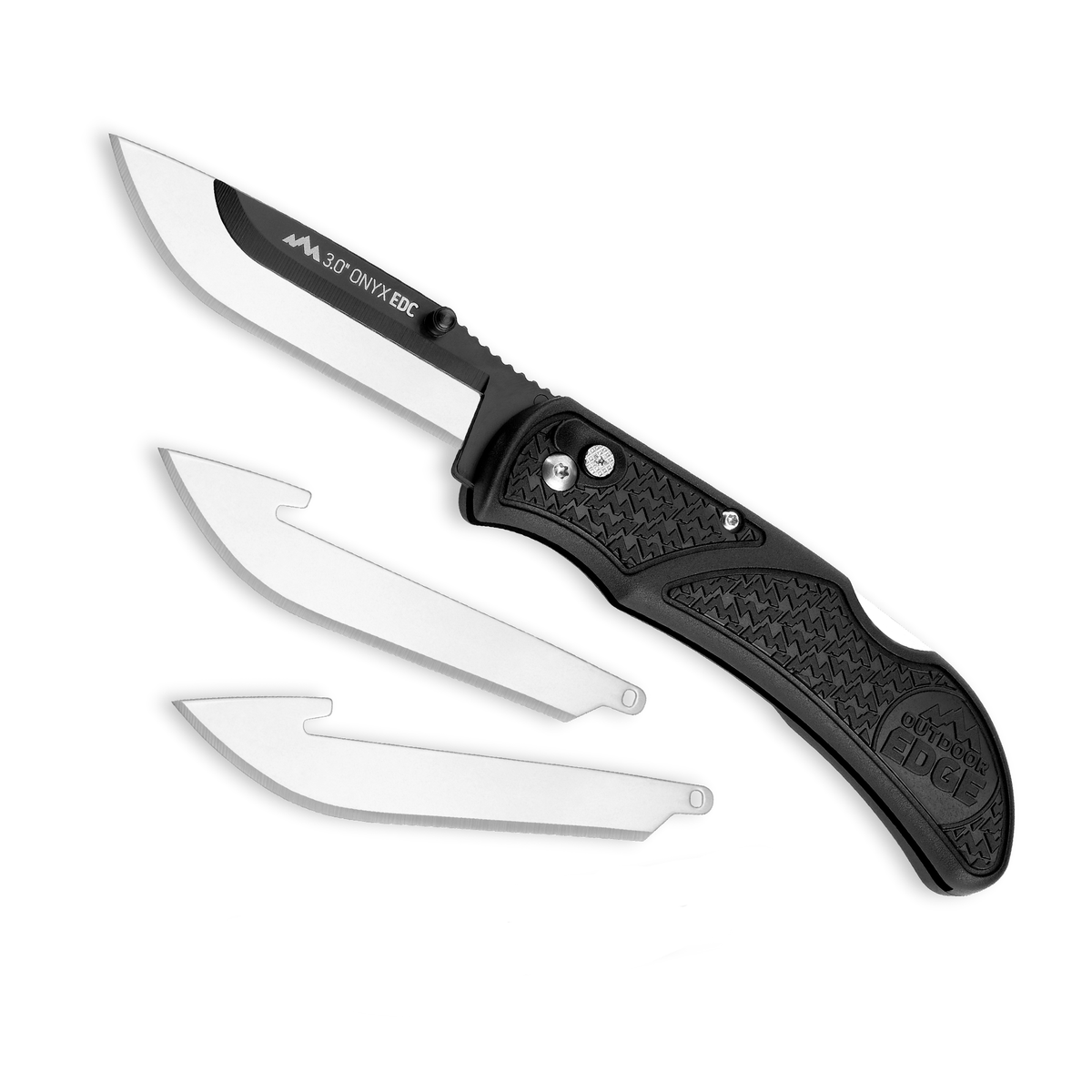 Outdoor Edge Razor-Onyx Folding Knife – 3.0 in Blade