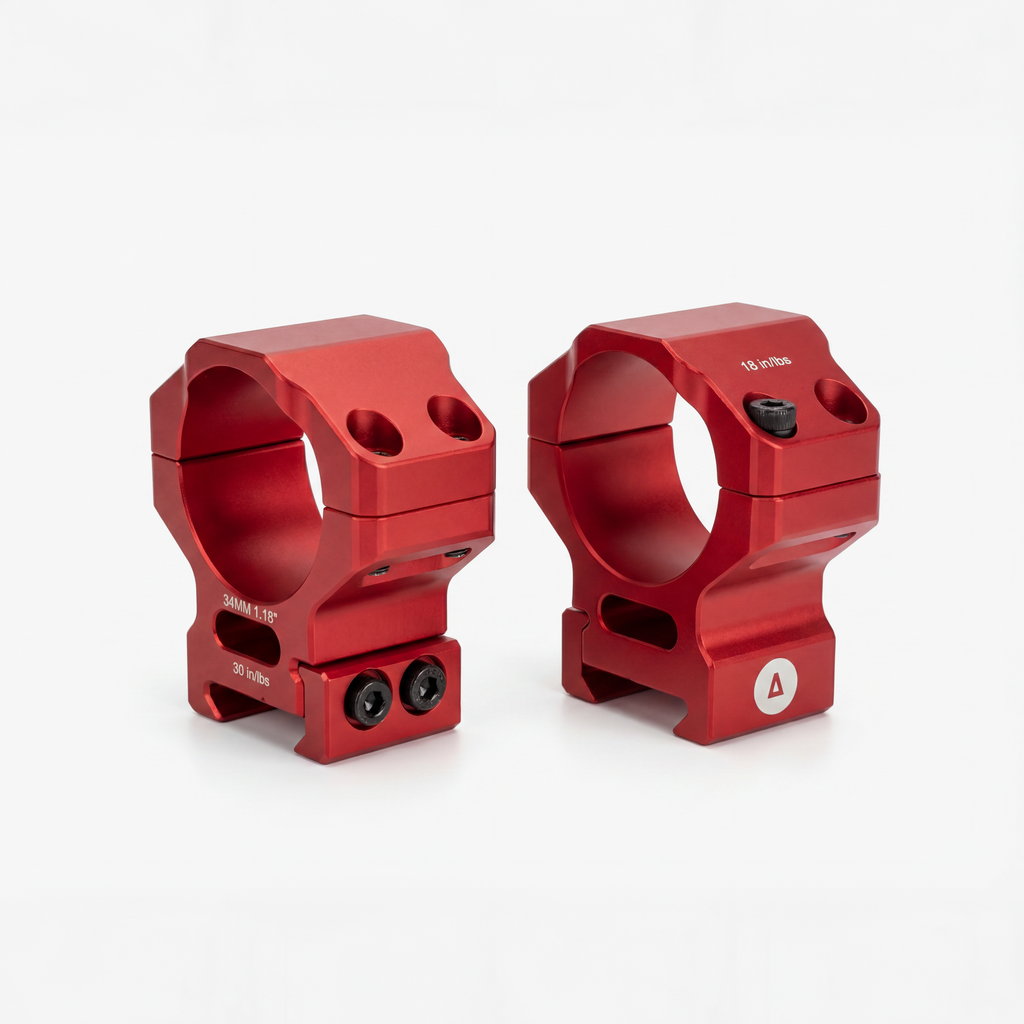 AKRA LEGACY Precision Rings Ruby Red