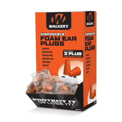 Walker's Foam Ear Plugs (33dB)
