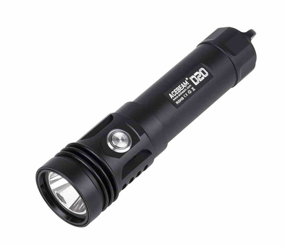 Acebeam D20 2.0 Palm Sized Dive Light