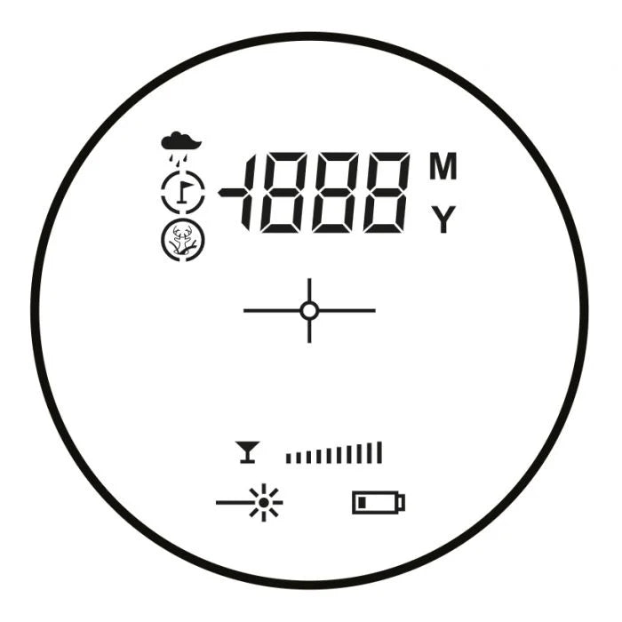 Hawke LRF 800 display readout