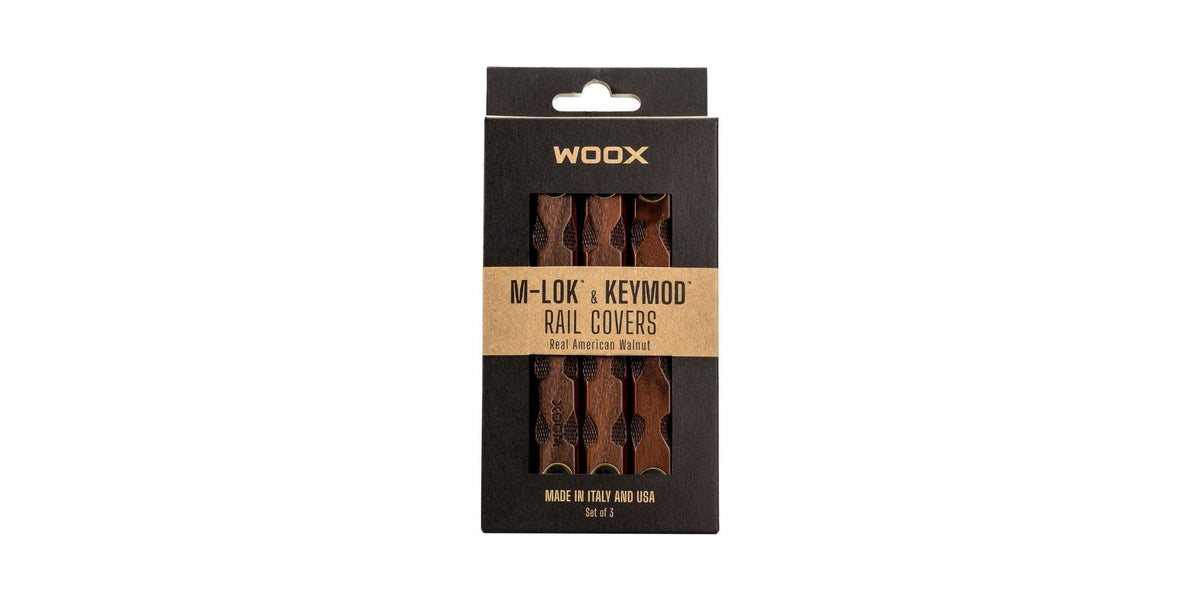 Woox M-LOK and KeyMod Rail Covers (Set of 3)