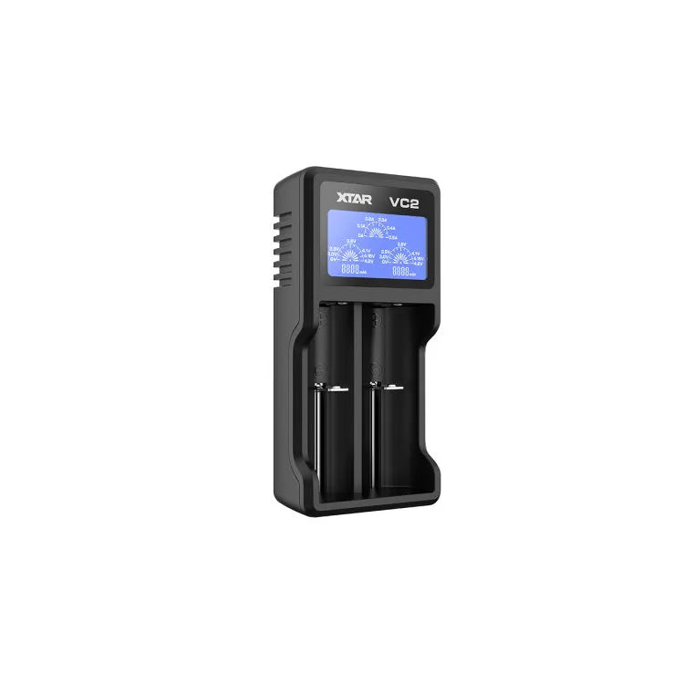 XTAR VC2 2-bay battery charger